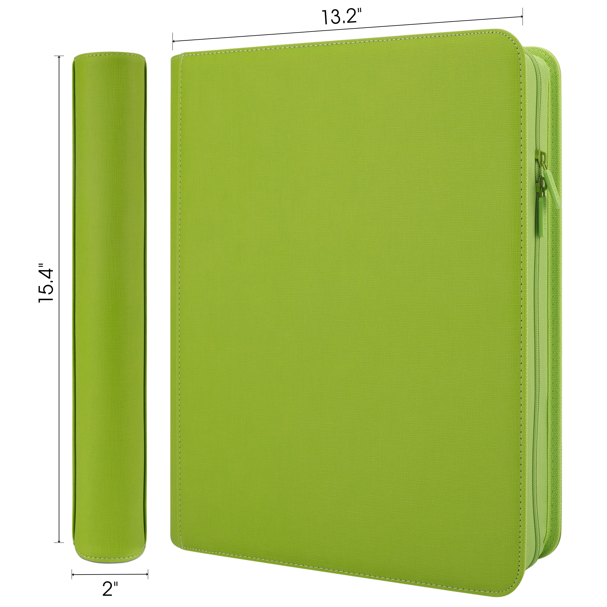 Toploader Binder 324 Slots | 9-Pocket Album | Compatible with Pokemon, MTG, Yugioh, Lorcana & Sports Cards (Lime Green)