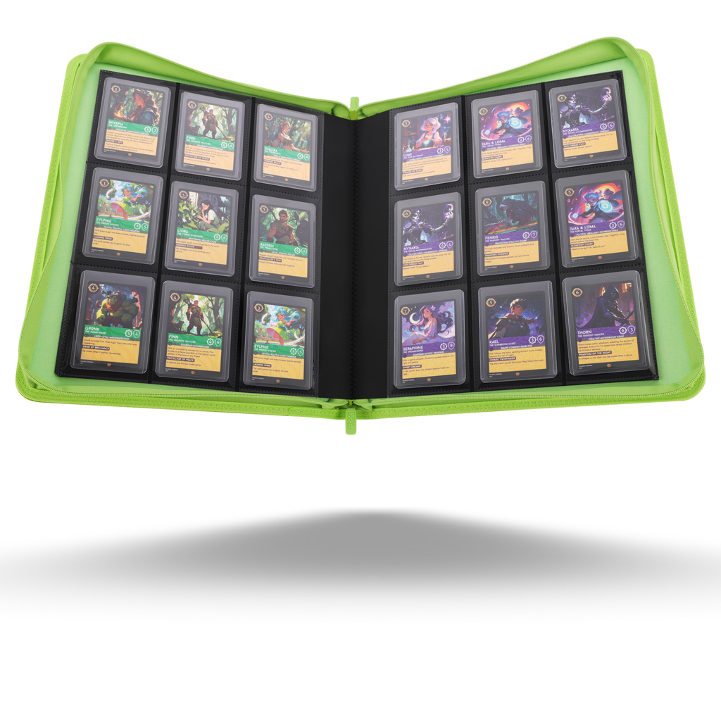 Toploader Binder 324 Slots | 9-Pocket Album | Compatible with Pokemon, MTG, Yugioh, Lorcana & Sports Cards (Lime Green)