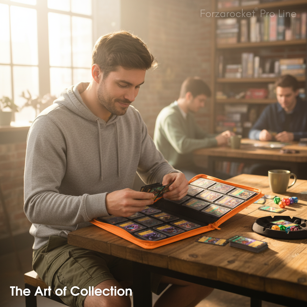 Toploader Binder 324 Slots | 9-Pocket Album | Compatible with Pokemon, MTG, Yugioh, Lorcana & Sports Cards (Orange)