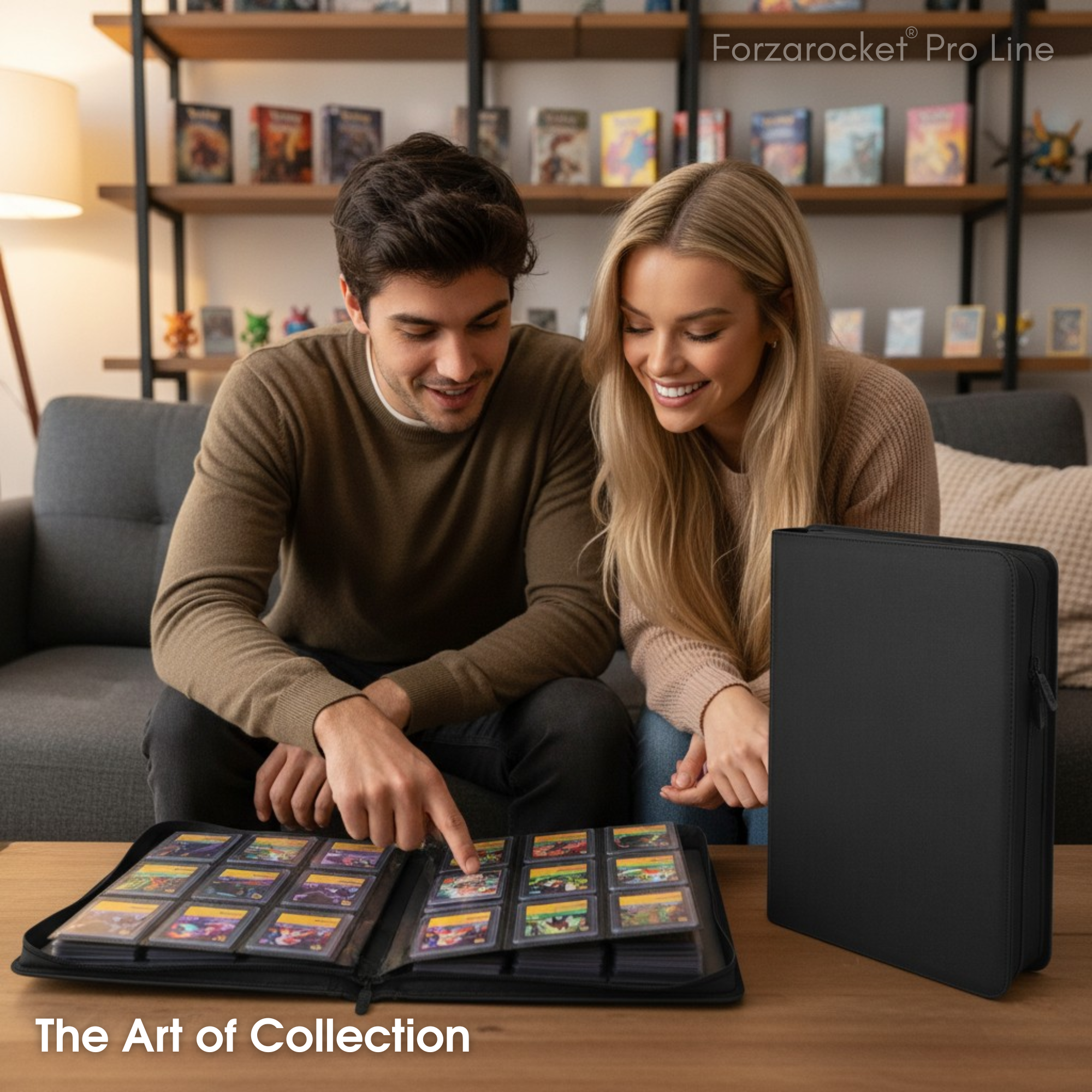 Toploader Binder 324 Slots | 9-Pocket Album | Compatible with Pokemon, MTG, Yugioh, Lorcana & Sports Cards (Black)